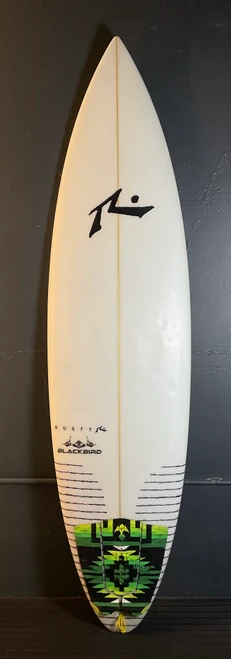 6’4" Rusty “BlackBird” 33L Used Surfboard #48016