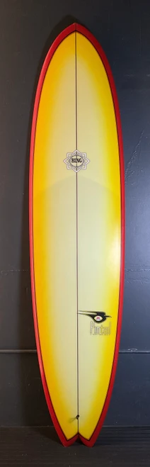 7’4" Bing “Pintail” Used Surfboard #48081