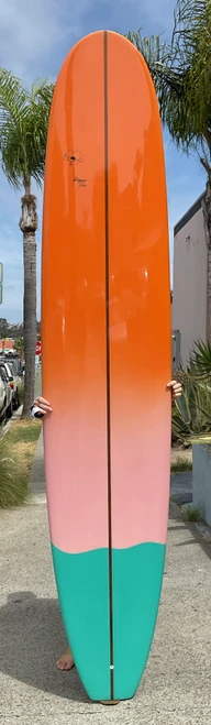 9’6" Poppy Curated “Classic Longboard” New Surfboard #48229