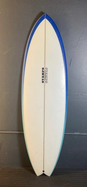 5’8" Stamps “Twin” 29.3L Used Surfboard #49589