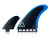Naked Viking Surf (Futures Compatible) Stu Kenson Apex Twinzer 9 Degree Canards Fin Set