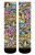 Merge4 Slogan Mushroom Crew Socks - Large