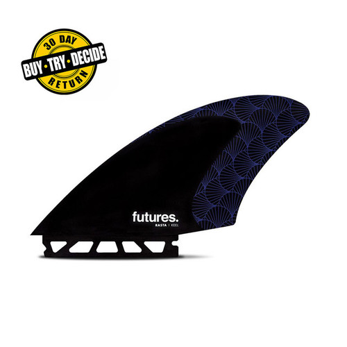 中古 FUTURES FIN フューチャー RASTA TWIN KEEL Rasta-Keel-Fins-