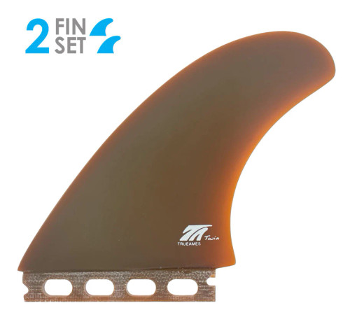 TRUE AMES Lovelace Piggyback Keel 2フィン True Ames TA Twin Solid Fiberglass Single Tab - USEDSURF