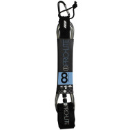 8.0' Freesurf Leash Pro-Lite Clear Black discontinued