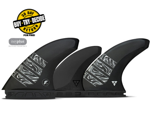 futures ALPHA サーフボードフィン 5枚セット Futures 3/2 Alpha Large 5-Fin - USEDSURF