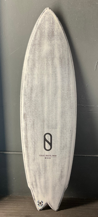 5'7” Firewire “Great White Twin” 27.50L New Surfboard Blem #44533