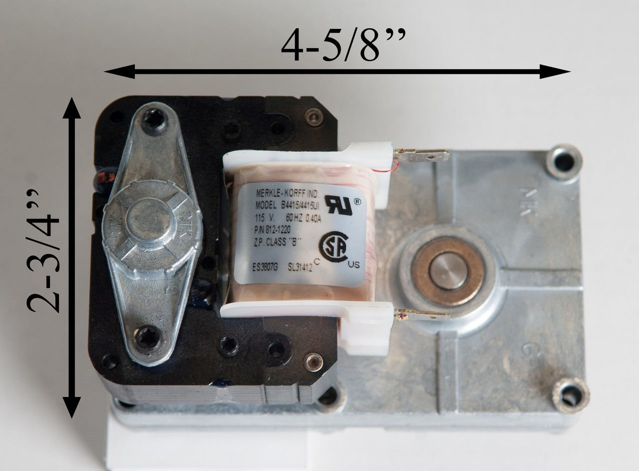 2 RPM Counter-Clockwise Merkle-Korff Auger Motor