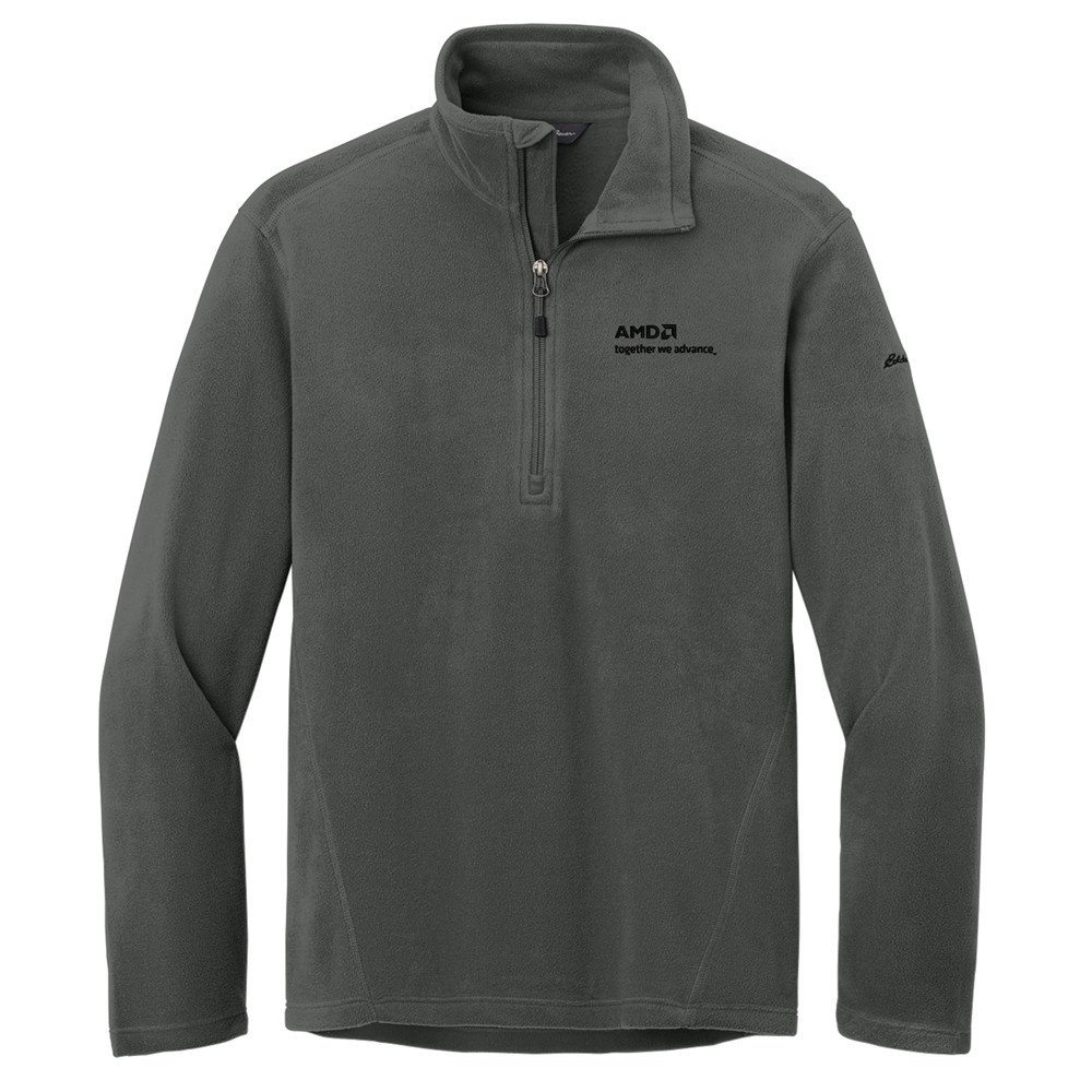 AMD Eddie Bauer Half-Zip Microfleece Jacket - Grey Steel