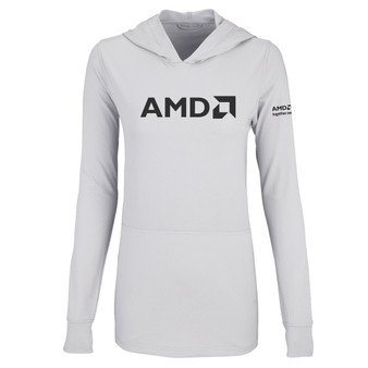 AMD Women's Vansport Trek Hoodie - Silver