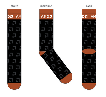 AMD Socks Orange