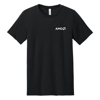 AMD Product Feature Short Sleeve Tee - Black