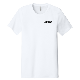 AMD Product Feature Short Sleeve Tee - White