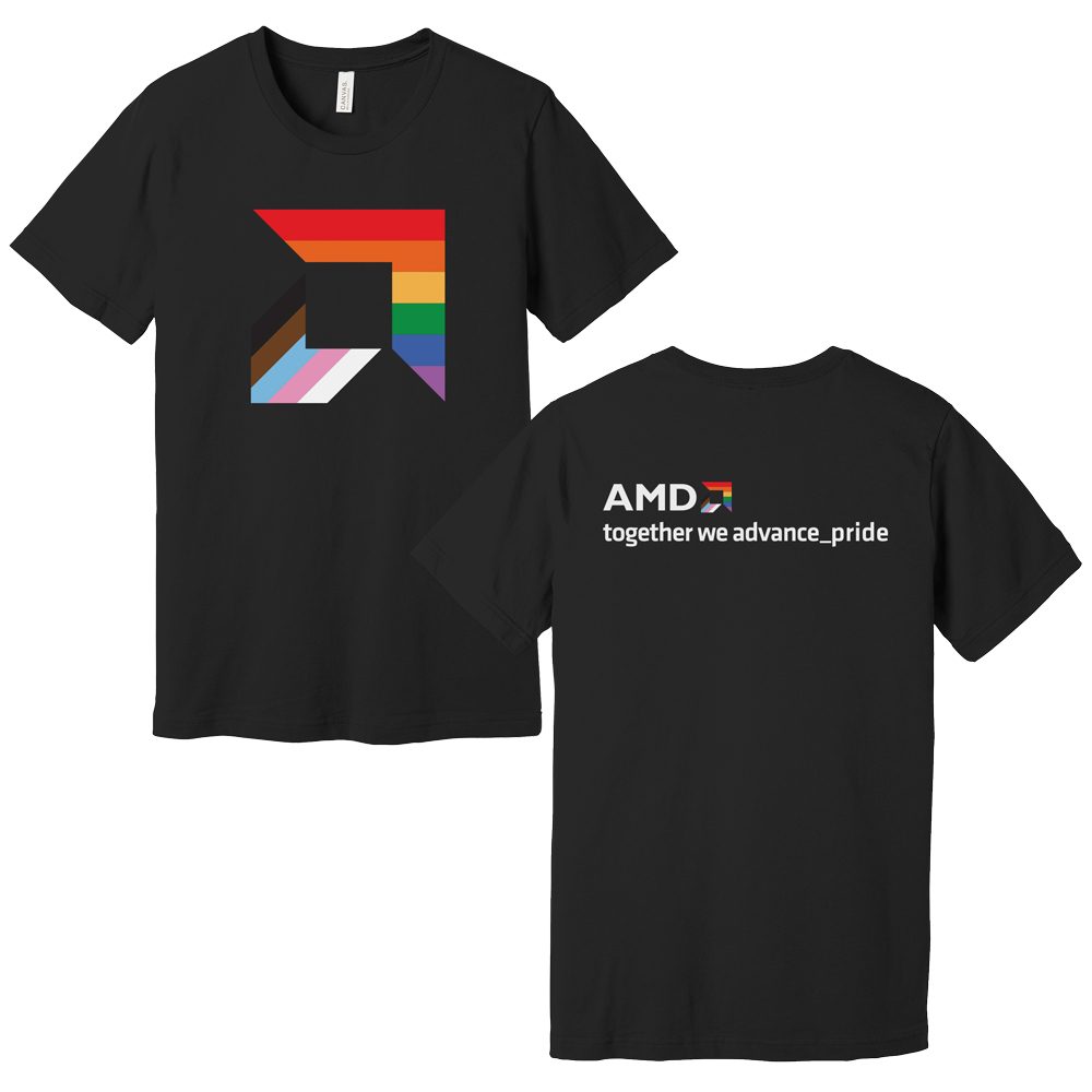 AMD ノベルティグッズセット Ryzen7000シリーズ記念Tシャツ PRIDEShortSleeveTee_AMD-