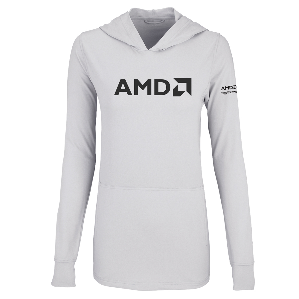 AMD Women's Vansport Trek Hoodie - Silver