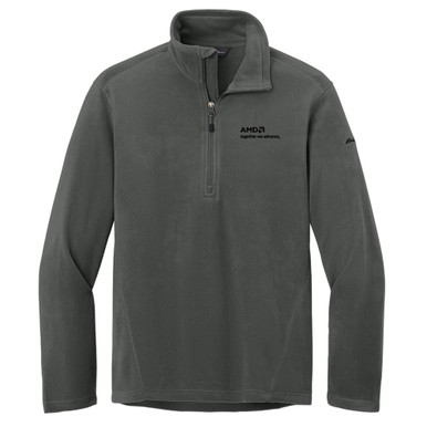 AMD Eddie Bauer Half-Zip Microfleece Jacket - Grey Steel