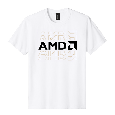 AMD Frequency Short Sleeve Heavyweight Tee - White