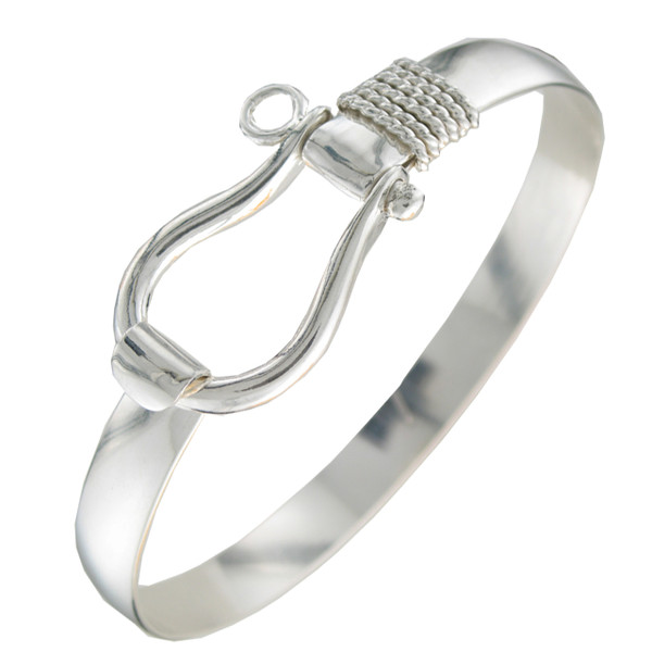 Sterling Silver Shackle Bracelet