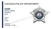 Chicago Police Business Card #2 | Police Officer Badge