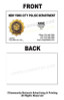 New York Police Department Business Card #6 | Lieutenant