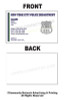 New York Police Department Business Card #8 | Officer Badge