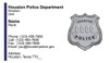 HPD Business Card #4 | Police Officer Badge