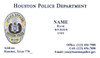 HPD Business Card #10 | Police Officer Badge