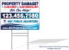 Public Adjuster Yard Sign 07 | 24" x 18"