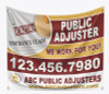 Adjuster Banner 08 | 4' x 4'