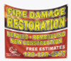 Fire Damage Restoration  Banner 01 | 4' x 4'