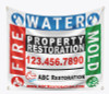Water Damage Restoration  Banner 03 | 4' x 4'