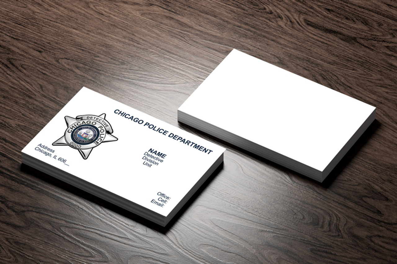 Chicago Police Business Card #6 | Detective Badge