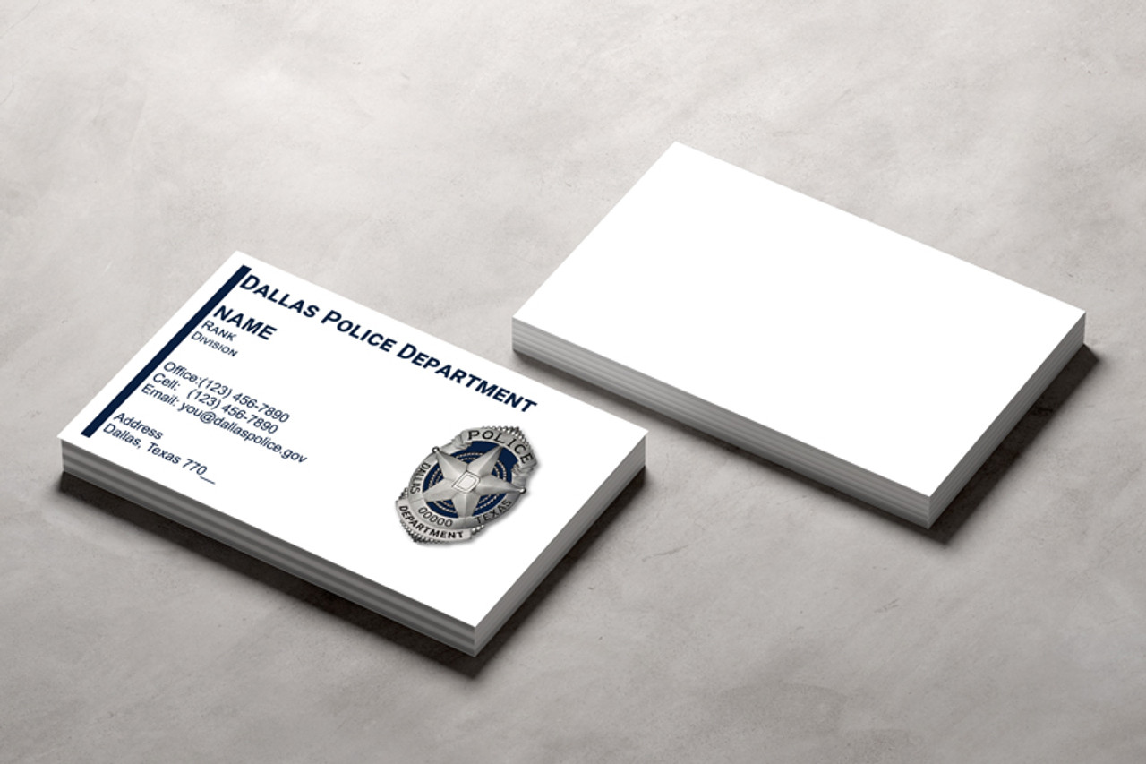 DPD Business Card #14 | Department Badge