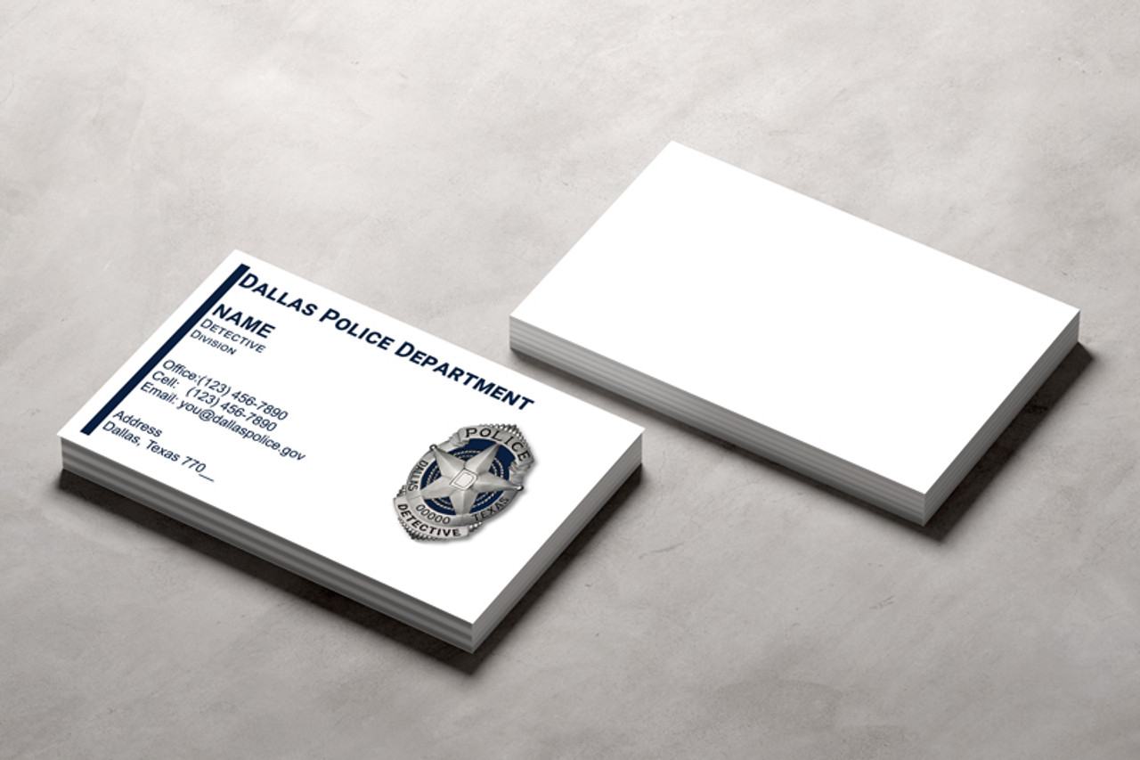 DPD Business Card #16 | Detective Badge