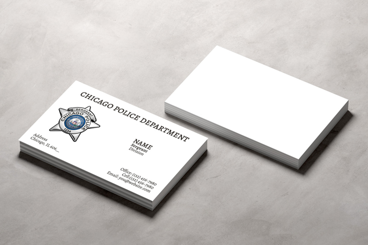 Chicago Police Business Card #9 | Sergeant