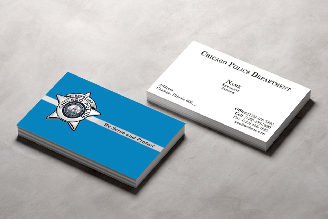 Chicago Police Business Card #17 | Sergeant