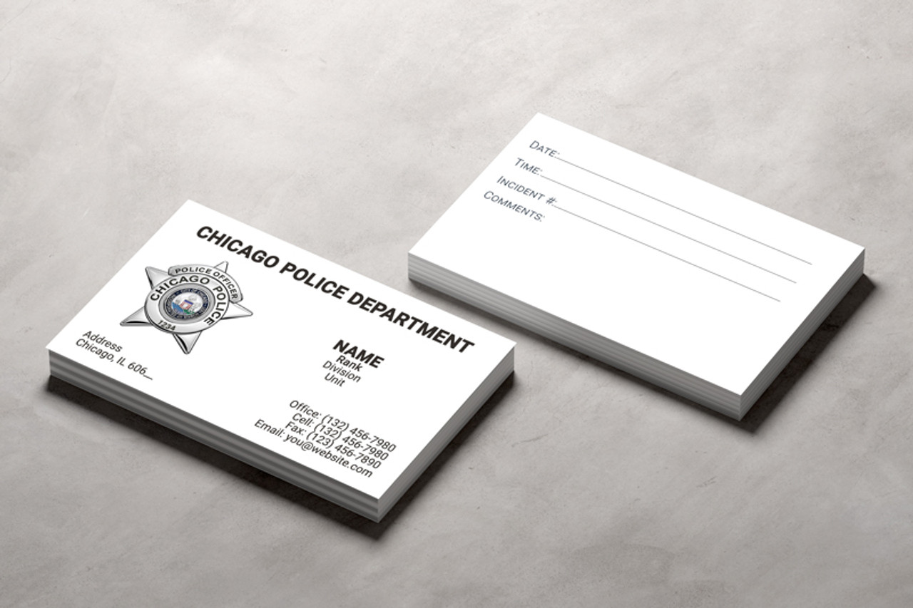 Chicago Police Business Card #19 | Officer