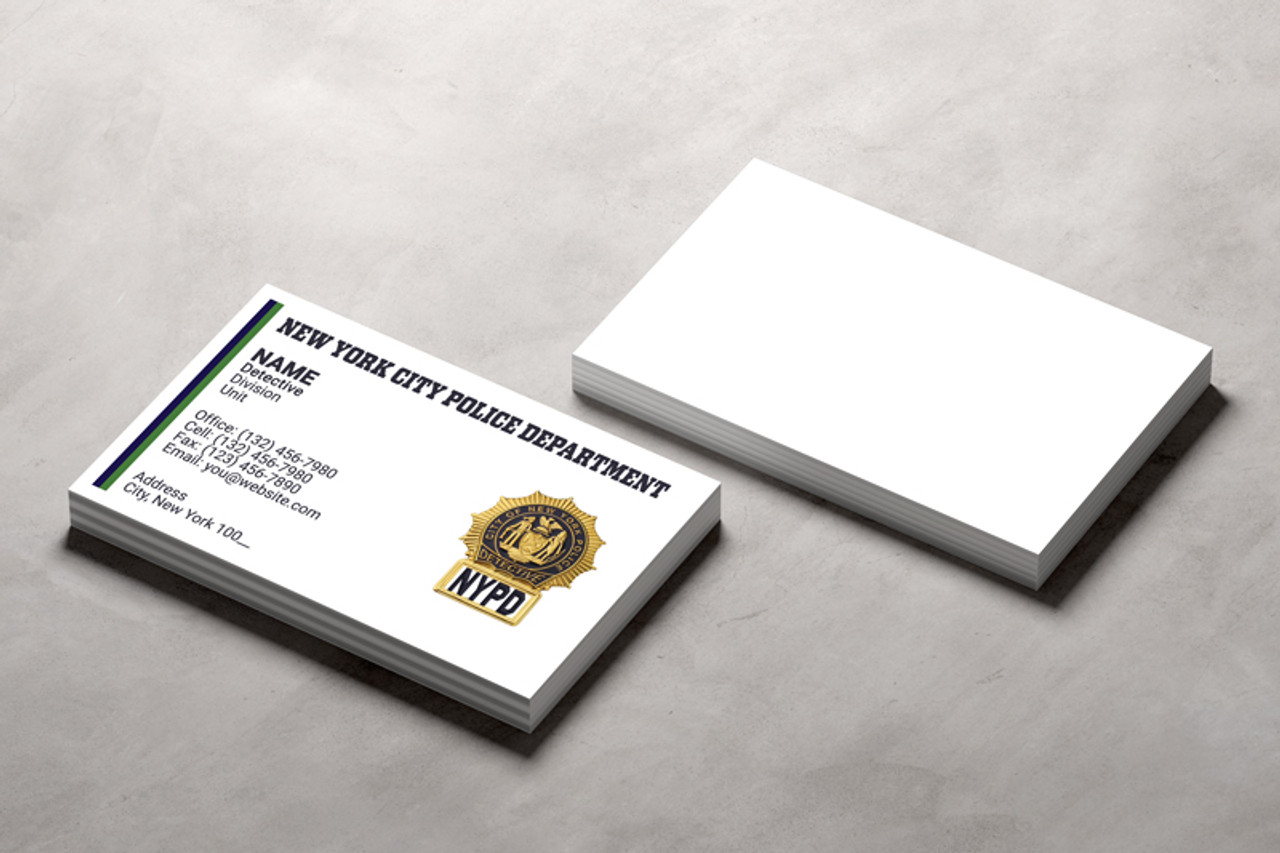New York Police Department Business Card #10 | Detective