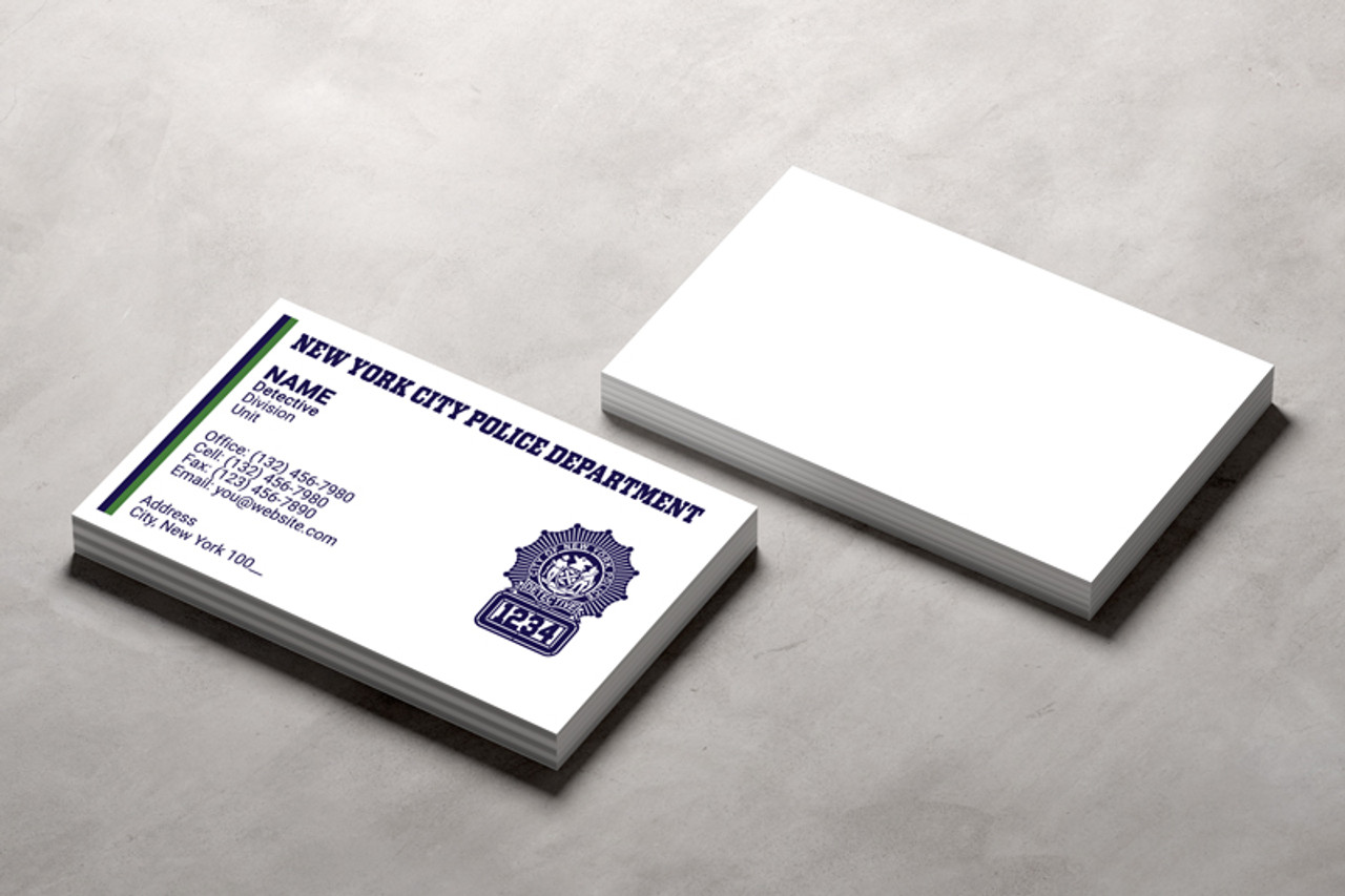 New York Police Department Business Card #11 | Detective