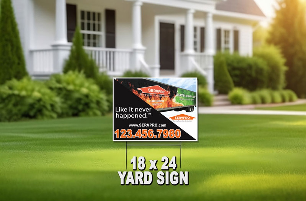 Servpro Yard Sign 07 | 18 x 24