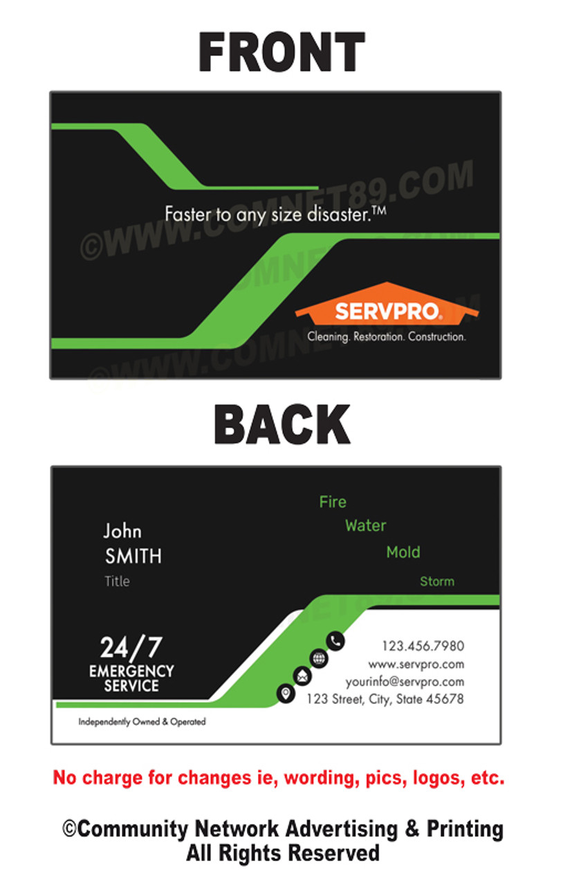 Servpro Business Card 06