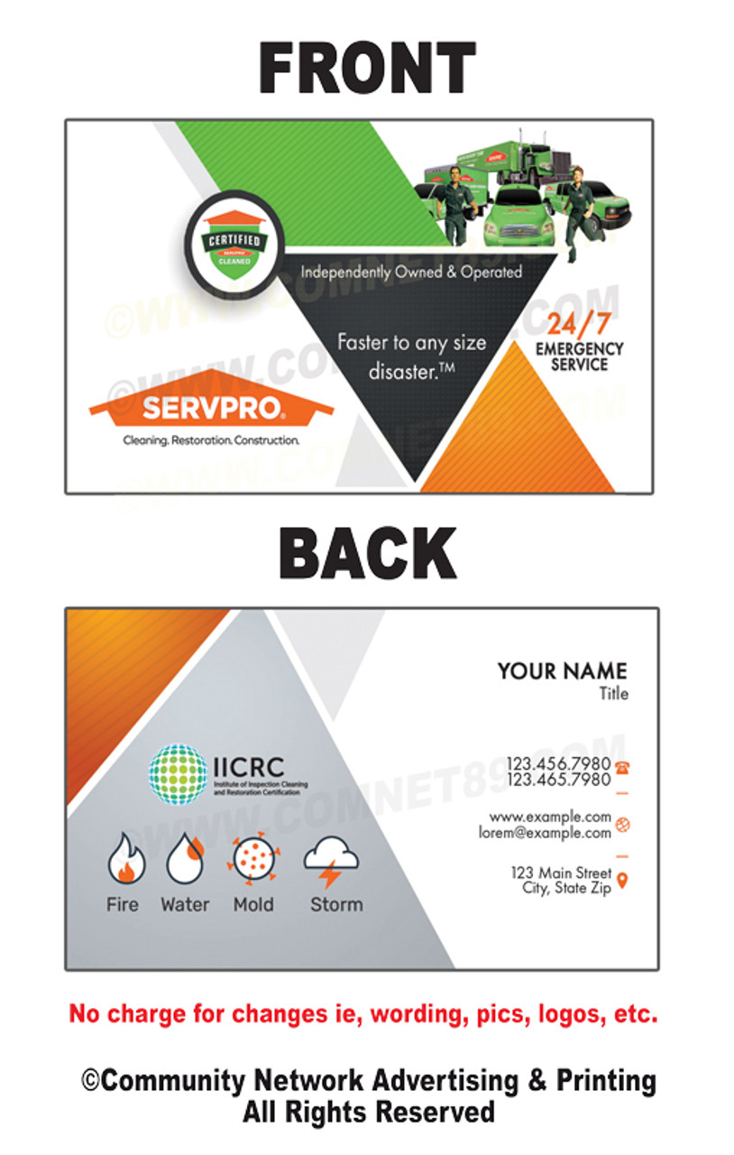 Servpro Business Card 09