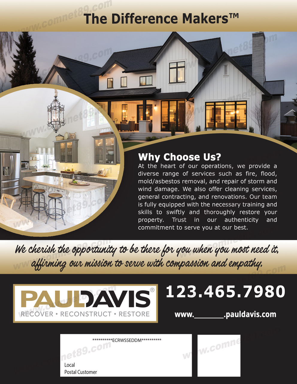 Paul Davis EDDM ® Postcard 01 | 8.5 x 11
