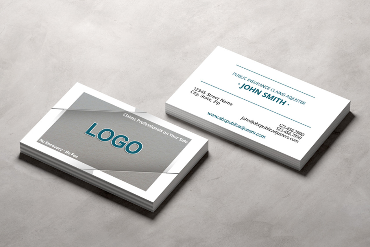 Public Insurance Adjuster Business Card 05