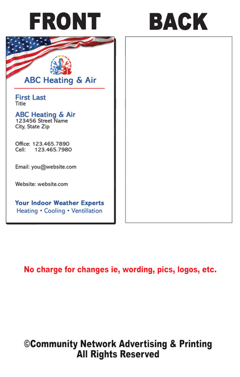 HVAC Business Card 08