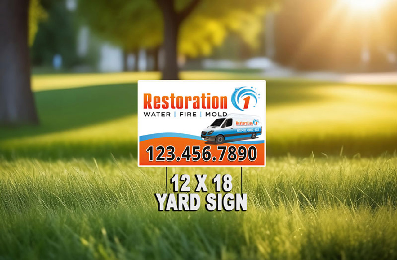 Restoration 1 Yard Sign 07 | 12" x 18"