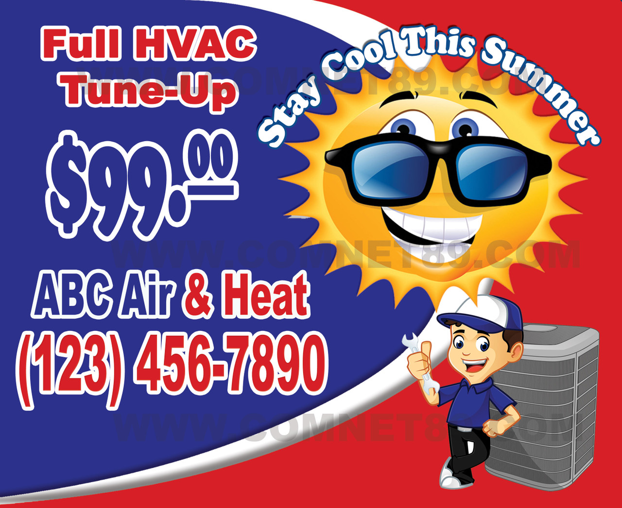 6.5 x 8 HVAC Postcard 11