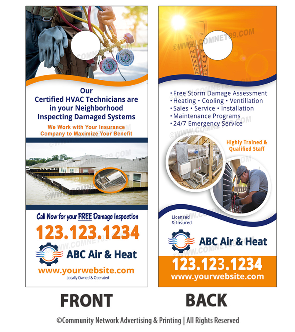 HVAC Storm Door Hanger #5 