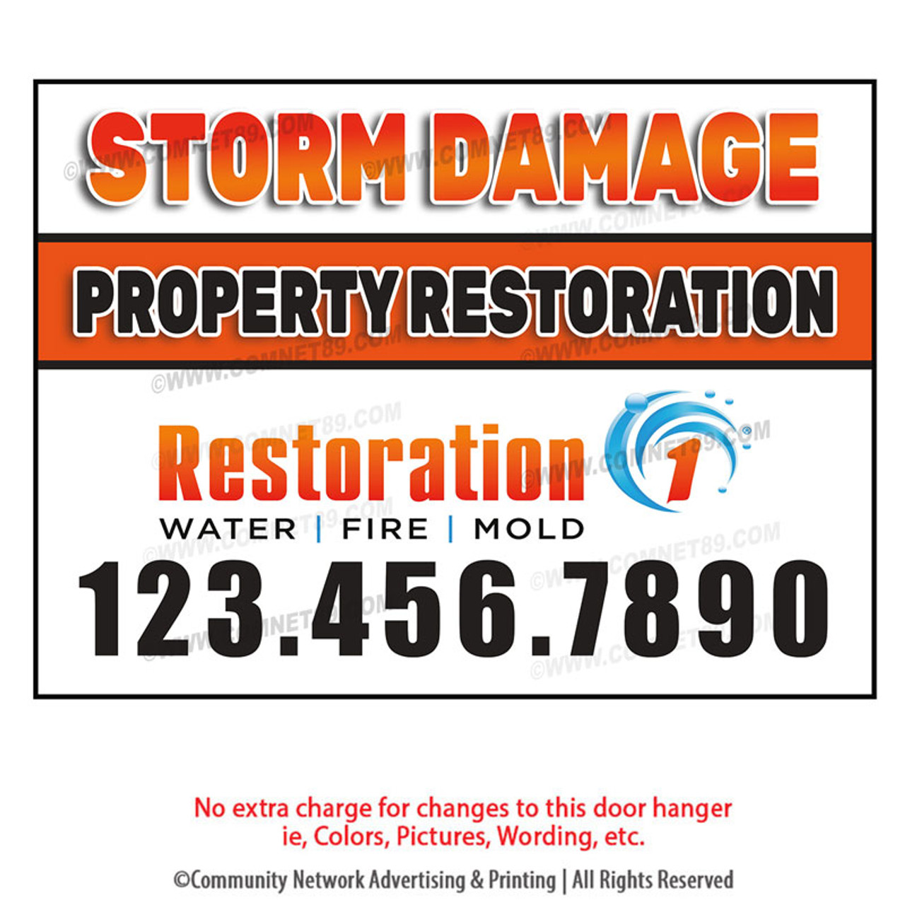 Restoration 1 Yard Sign 06 | 18 x 24