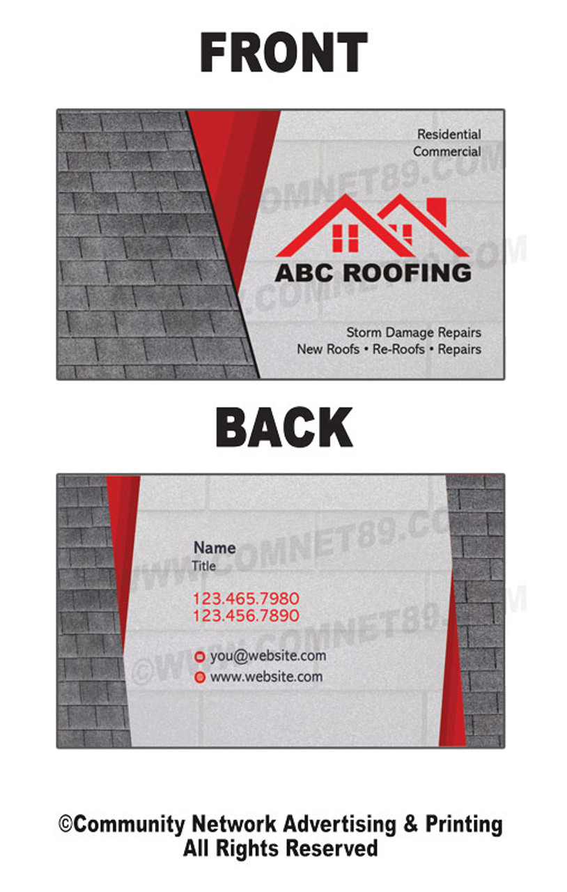 Roofing Business Card 07